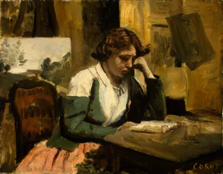 若い女の子の読書